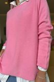 Made in Italy Conrad Body Skim Knit Jumper Blossom